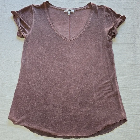 PAIGE "Charlie" V-Neck T-shirt - Picture 2 of 11